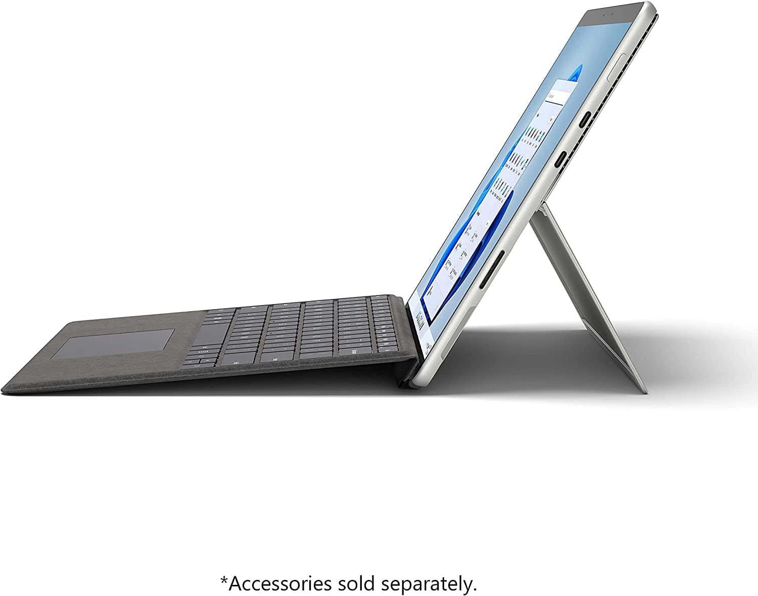 Microsoft Surface Pro 8 Tablet i5-1145G7 12.3 Touchscreen Display, Intel Core i5, 8GB RAM, 256GB SSD, Windows 11 Pro-64 Laptop Computer - Ideal for Office and Gaming Platinum, EB4-00001 (Renewed)