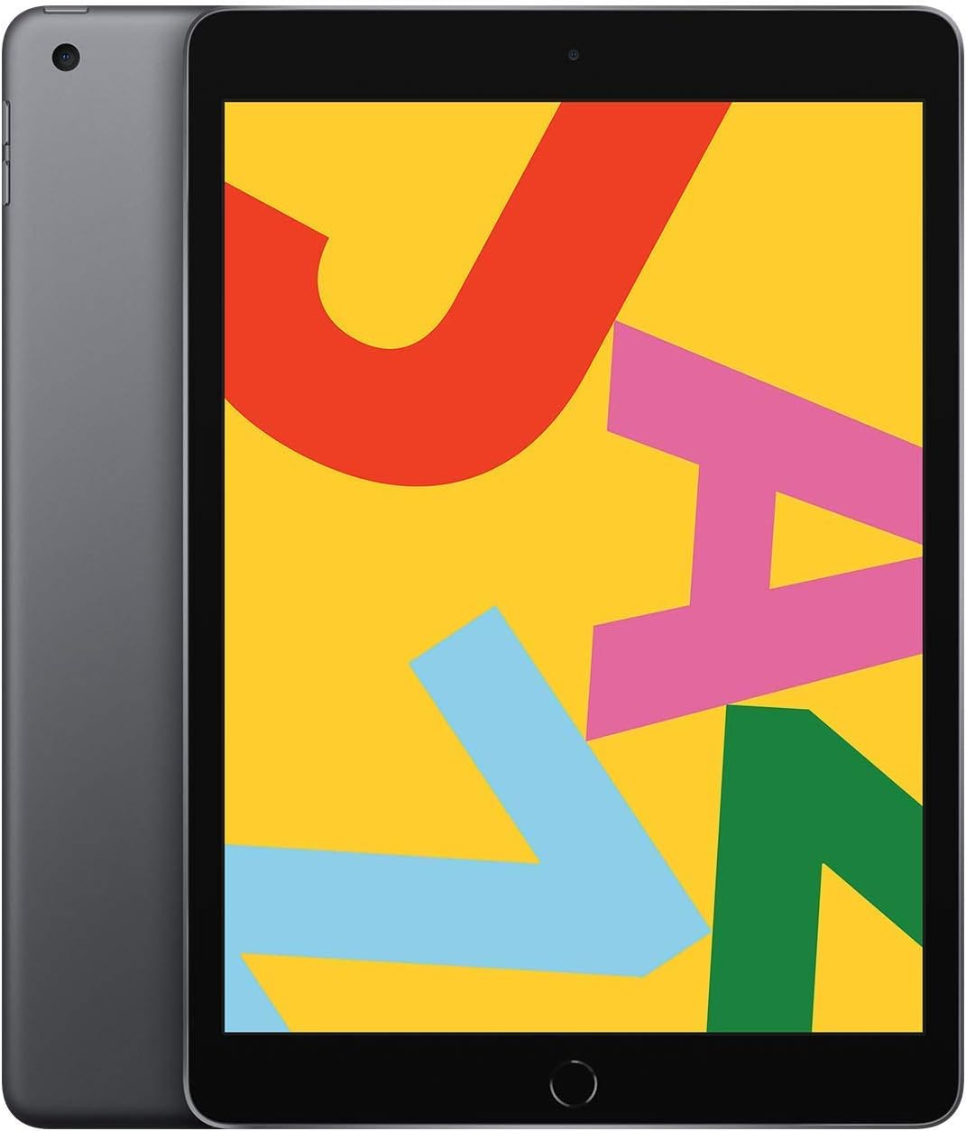 2019 Apple iPad (10.2-inch, Wi-Fi, 128GB) - Space Gray (Renewed Premium)