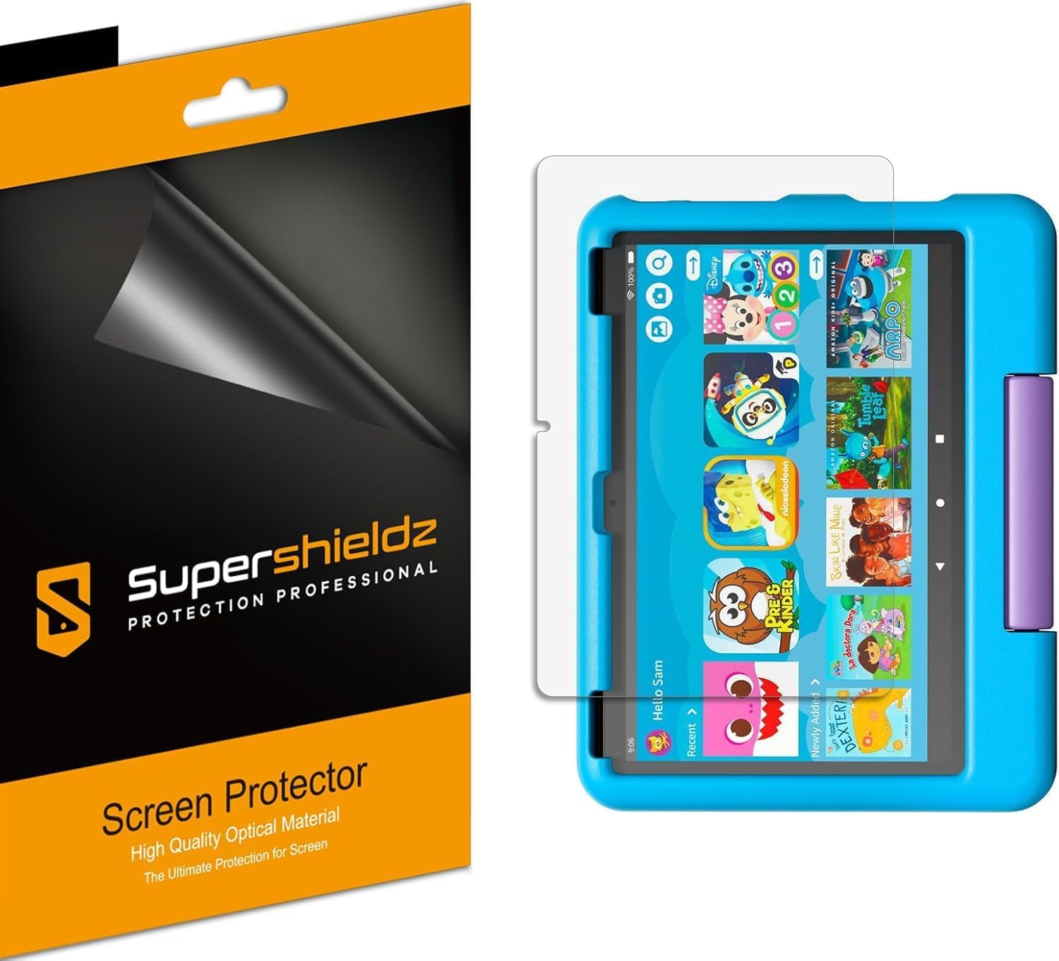 (3 Pack) Supershieldz Designed for All-New Fire HD 10 Kids and Fire HD 10 Kids Pro Tablet 10.1 inch (11th/13th Generation, 2021/2023 Release) Screen Protector, Anti Glare and Anti Fingerprint (Matte) Shield