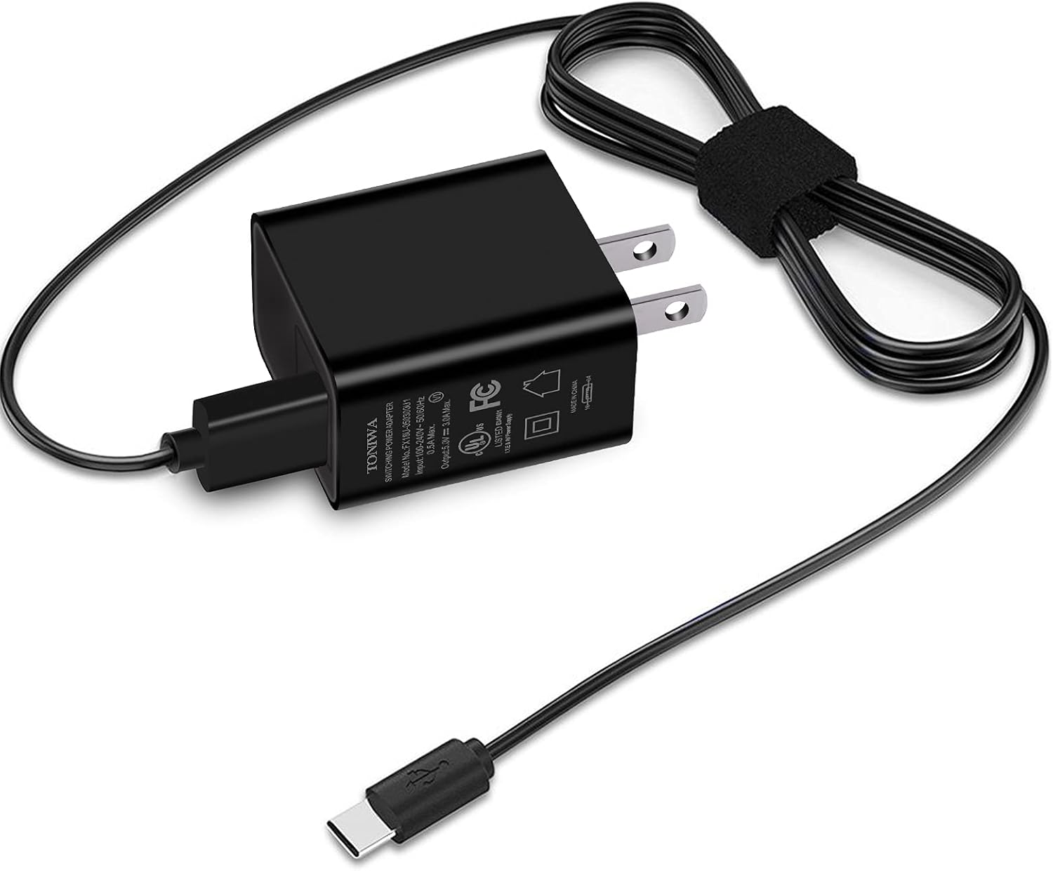 USB-Type C 5V3A Fast Charger for Samsung Galaxy Tab S9 S8 S7, S6, S5e, S4, S3, Tab A7 10.4, A9+ 12.4, A8 10.5 Tab A 10.1 SM-T510, Tab A 8.4, 8.0 SM-T380/387/307/610 SM-X210/710/810 Tablet Charger