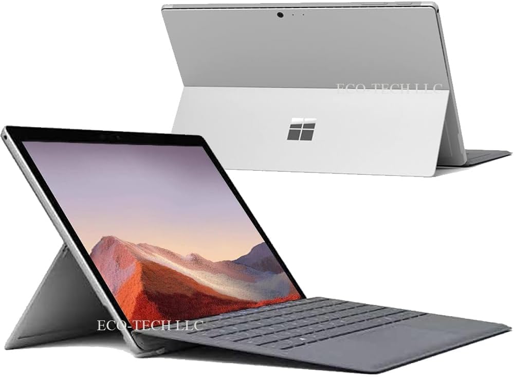 Microsoft Surface Pro 5 Tablet PC 12.3 Laptop Touch Screen (2736x1824) 2K, Core i5-7300U, 8GB RAM, 256GB SSD, USB 3.0, DisplayPort, BT, WiFi, Backlitkey (Black) Windows 10 Pro (Renewed)