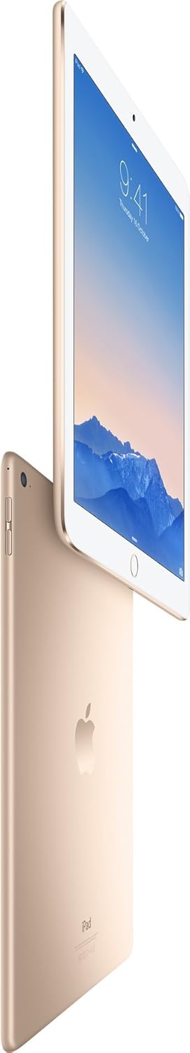 Apple iPad Air 2, 64GB, 4G + Wi-Fi - Gold (Renewed)