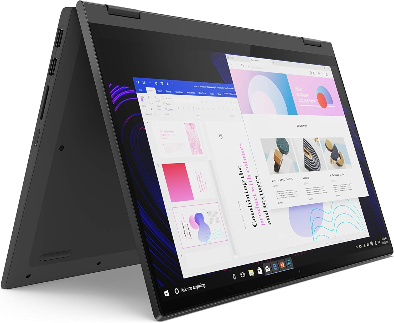 Lenovo Flex 5 14 Laptop, 14.0 FHD Touch Display, AMD Ryzen 5 5500U, 16GB RAM, 256GB Storage, AMD Radeon Graphics, Digital Pen, Windows 10H