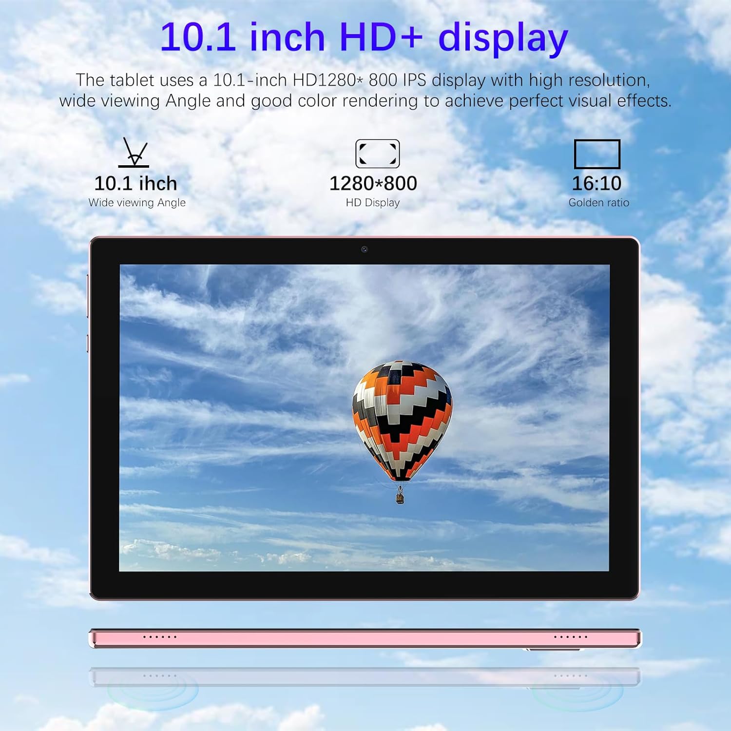 Android 13 Tablet 10 Inch, 12GB RAM 128GB ROM/1TB Expandable Tablet, 2 in 1 Tablets with Keyboard Mouse Case Stylus, Quad-core 2.0GHz Processor Tablet, 1280*800 IPS HD Touch Screen, 5G WiFi 6 Tablet